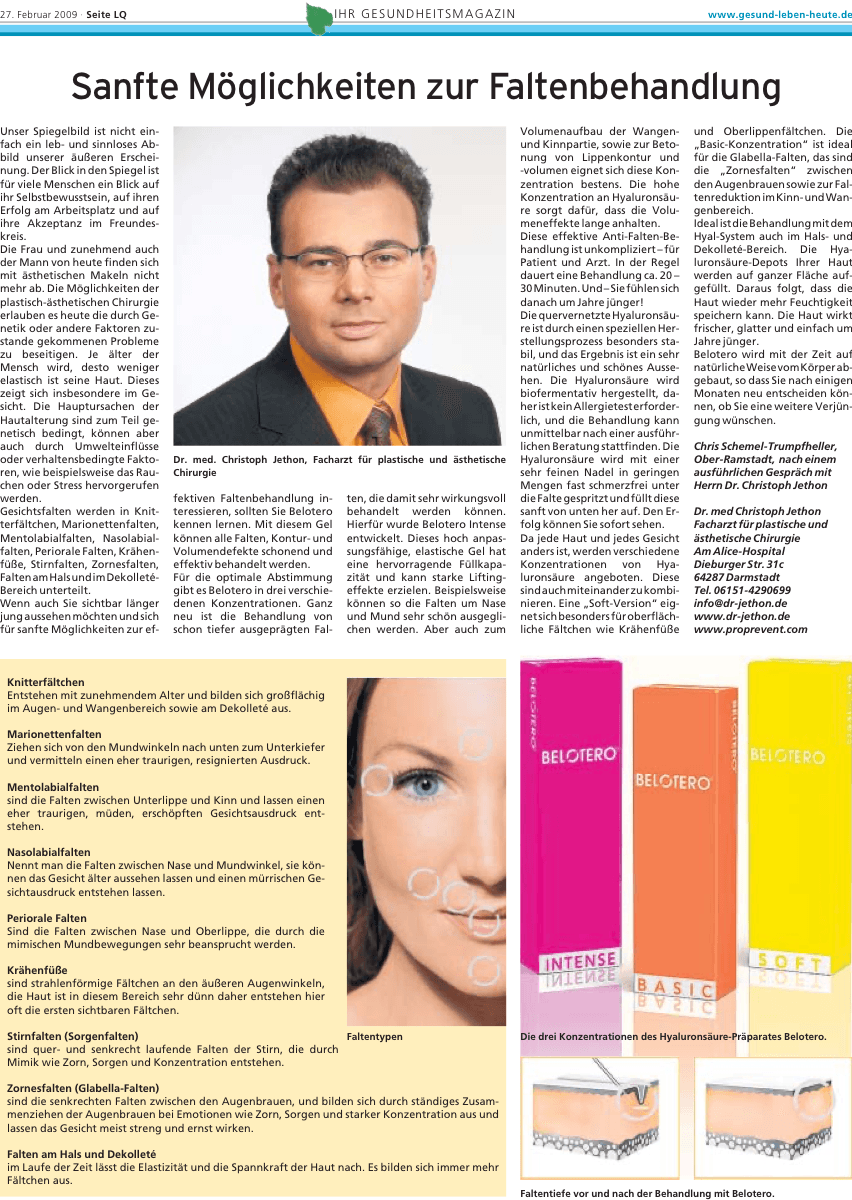 Originalartikel im IHR Gesundheitsmagazin